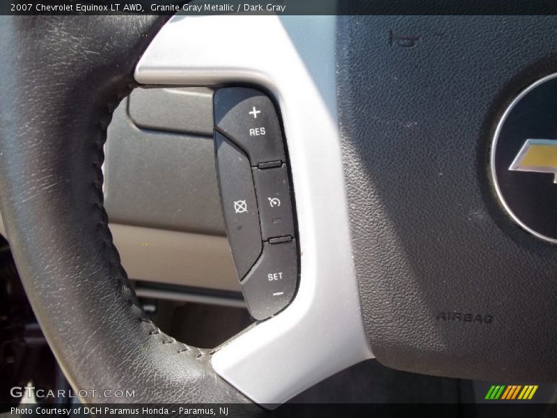 Granite Gray Metallic / Dark Gray 2007 Chevrolet Equinox LT AWD