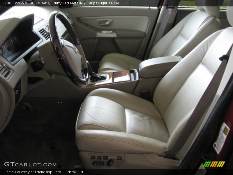 Ruby Red Metallic / Taupe/Light Taupe 2005 Volvo XC90 V8 AWD