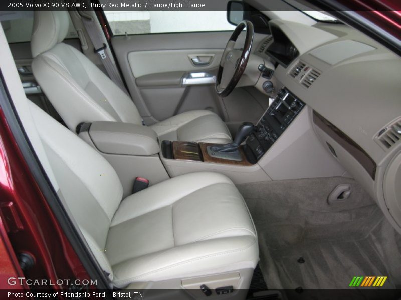 Ruby Red Metallic / Taupe/Light Taupe 2005 Volvo XC90 V8 AWD