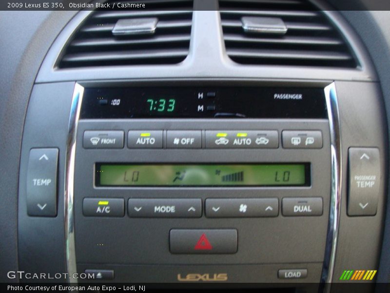 Obsidian Black / Cashmere 2009 Lexus ES 350