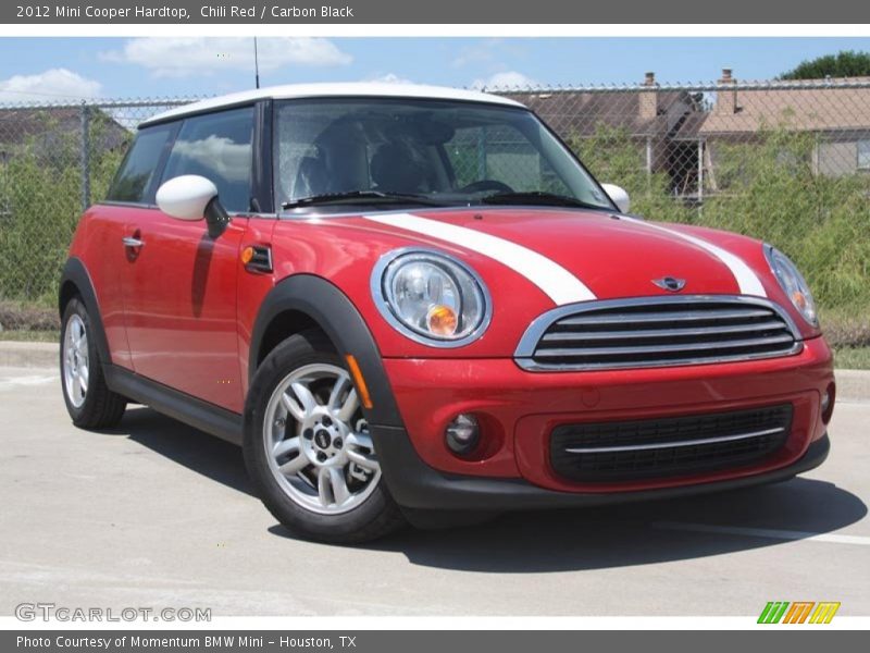 Chili Red / Carbon Black 2012 Mini Cooper Hardtop
