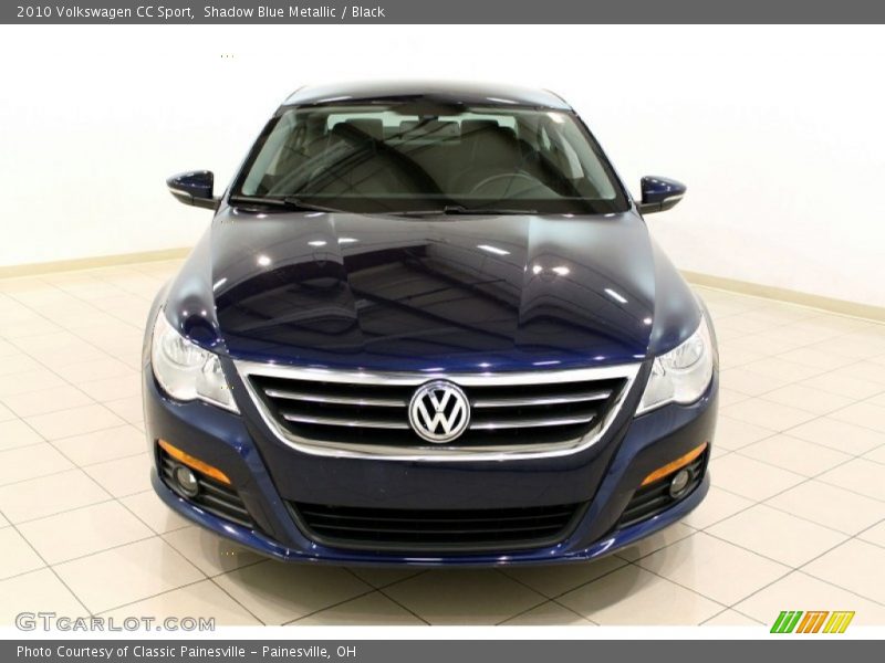 Shadow Blue Metallic / Black 2010 Volkswagen CC Sport