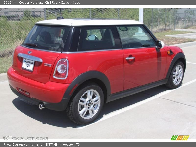 Chili Red / Carbon Black 2012 Mini Cooper Hardtop