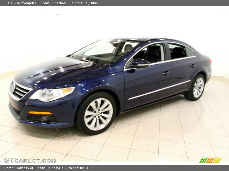 Shadow Blue Metallic / Black 2010 Volkswagen CC Sport