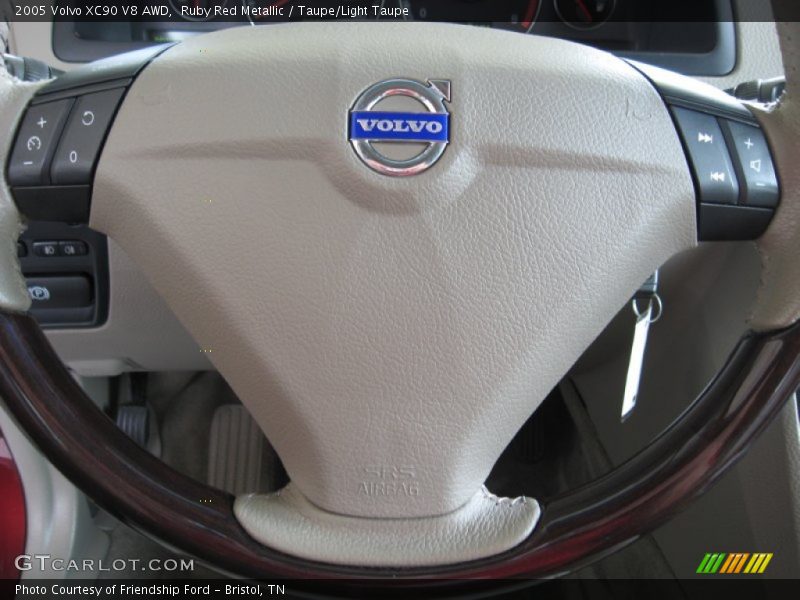 Ruby Red Metallic / Taupe/Light Taupe 2005 Volvo XC90 V8 AWD