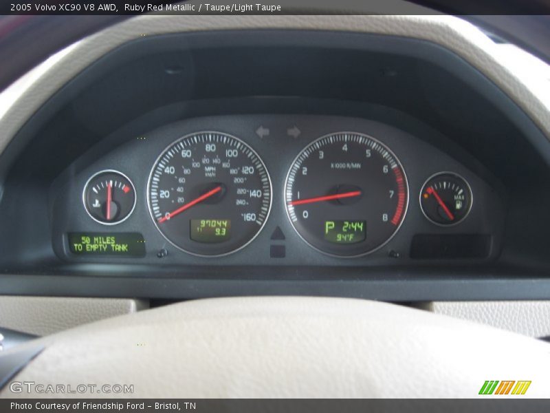 Ruby Red Metallic / Taupe/Light Taupe 2005 Volvo XC90 V8 AWD