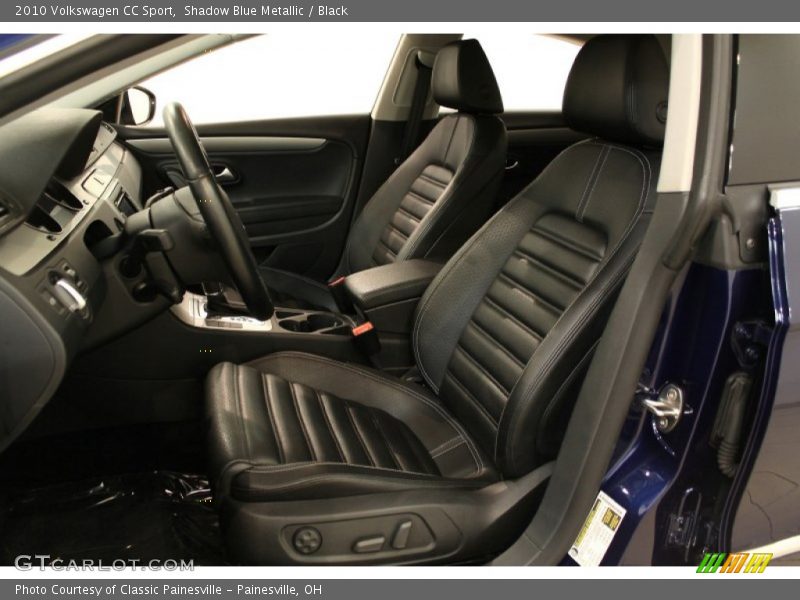 Shadow Blue Metallic / Black 2010 Volkswagen CC Sport