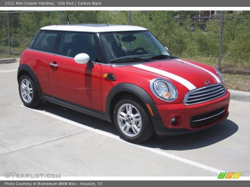 Chili Red / Carbon Black 2012 Mini Cooper Hardtop