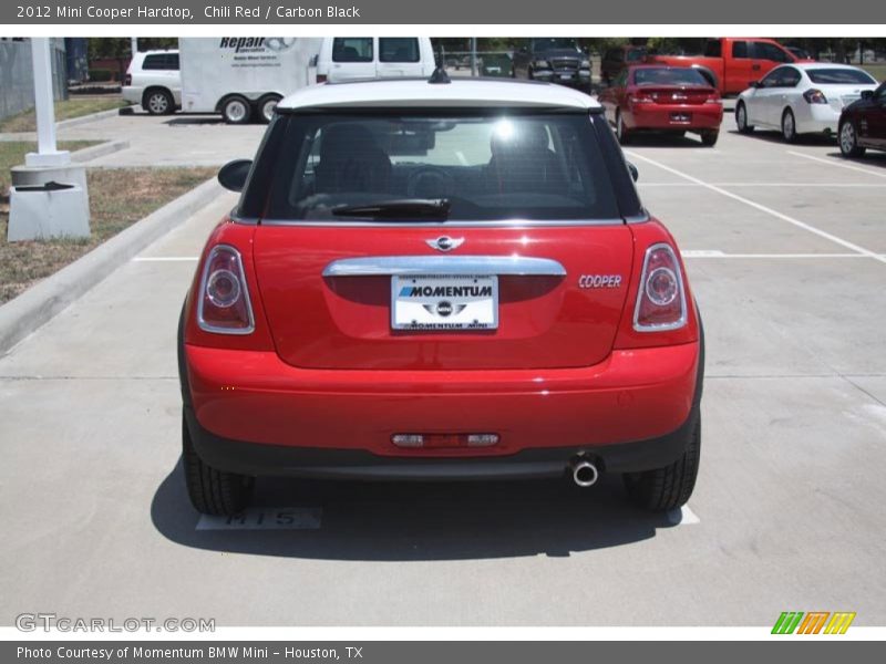 Chili Red / Carbon Black 2012 Mini Cooper Hardtop