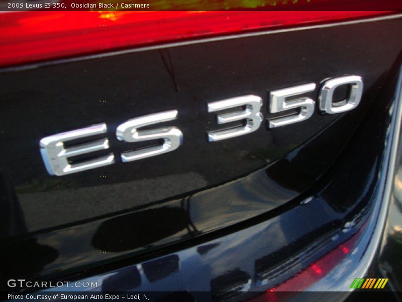 Obsidian Black / Cashmere 2009 Lexus ES 350
