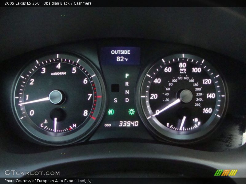 Obsidian Black / Cashmere 2009 Lexus ES 350