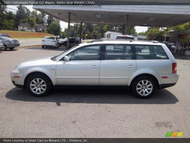 Reflex Silver Metallic / Grey 2002 Volkswagen Passat GLS Wagon