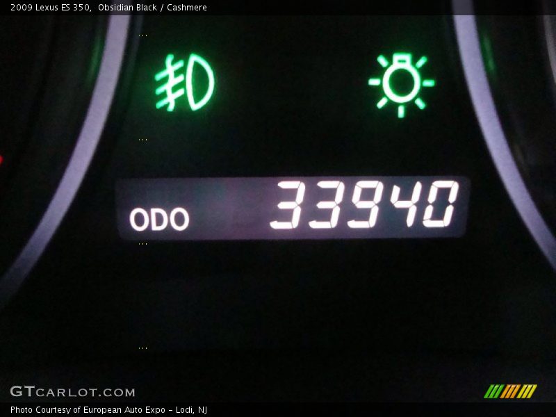 Obsidian Black / Cashmere 2009 Lexus ES 350