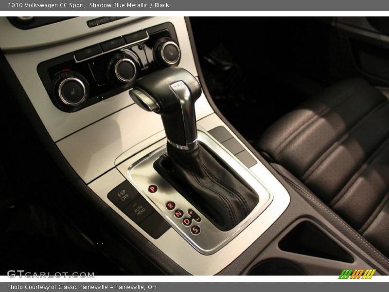 Shadow Blue Metallic / Black 2010 Volkswagen CC Sport