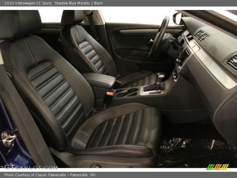 Shadow Blue Metallic / Black 2010 Volkswagen CC Sport