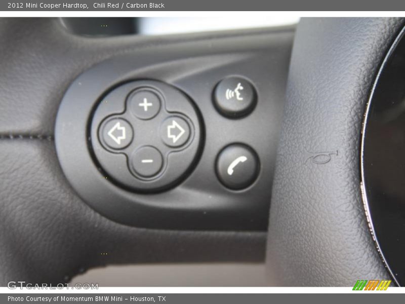 Controls of 2012 Cooper Hardtop