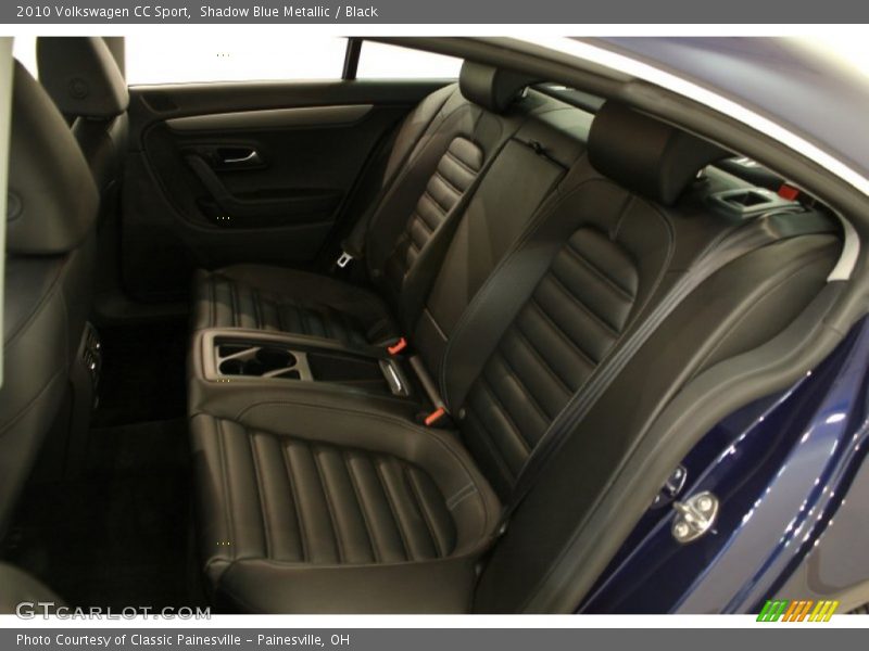Shadow Blue Metallic / Black 2010 Volkswagen CC Sport