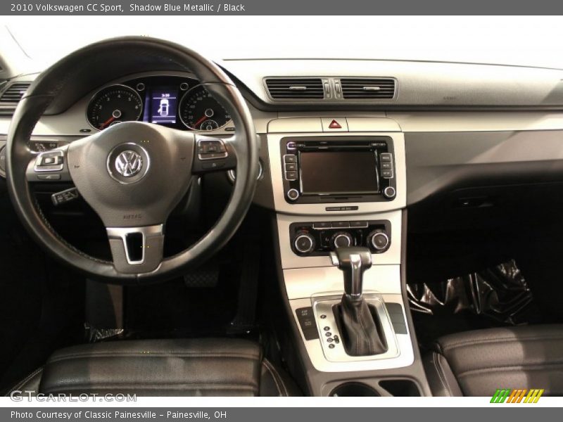 Shadow Blue Metallic / Black 2010 Volkswagen CC Sport
