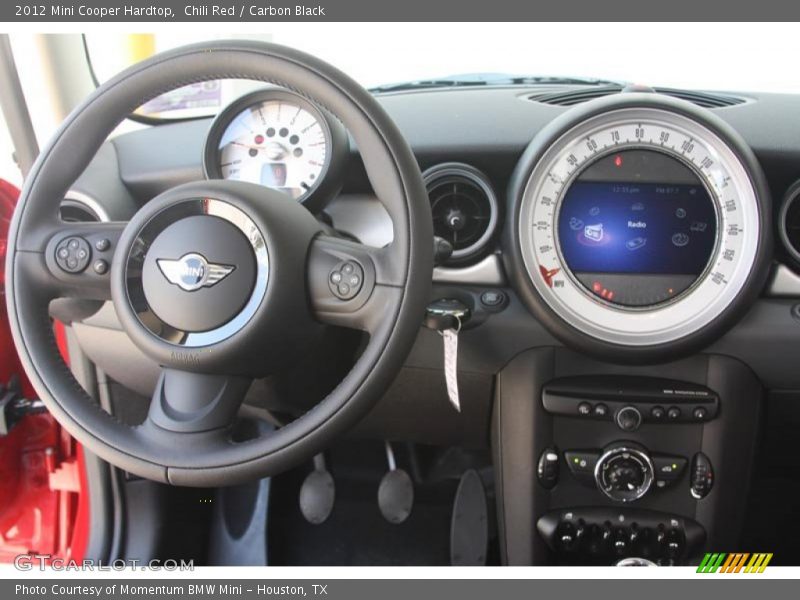 Dashboard of 2012 Cooper Hardtop