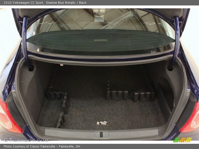 Shadow Blue Metallic / Black 2010 Volkswagen CC Sport