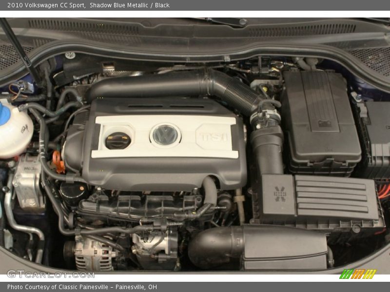 Shadow Blue Metallic / Black 2010 Volkswagen CC Sport