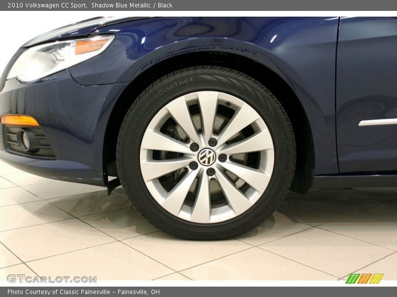 Shadow Blue Metallic / Black 2010 Volkswagen CC Sport