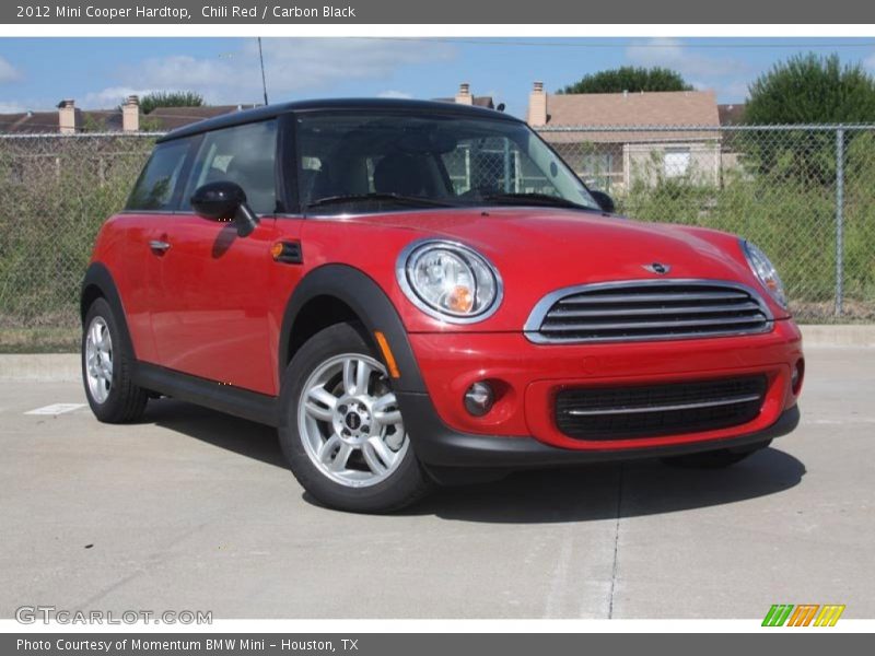 Chili Red / Carbon Black 2012 Mini Cooper Hardtop