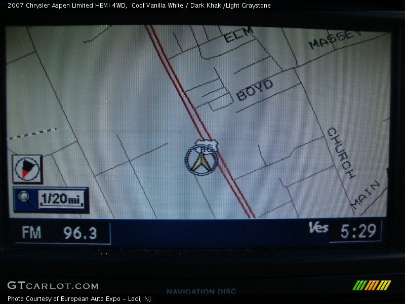 Cool Vanilla White / Dark Khaki/Light Graystone 2007 Chrysler Aspen Limited HEMI 4WD