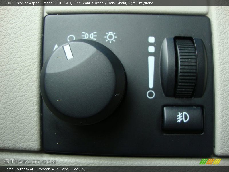 Cool Vanilla White / Dark Khaki/Light Graystone 2007 Chrysler Aspen Limited HEMI 4WD