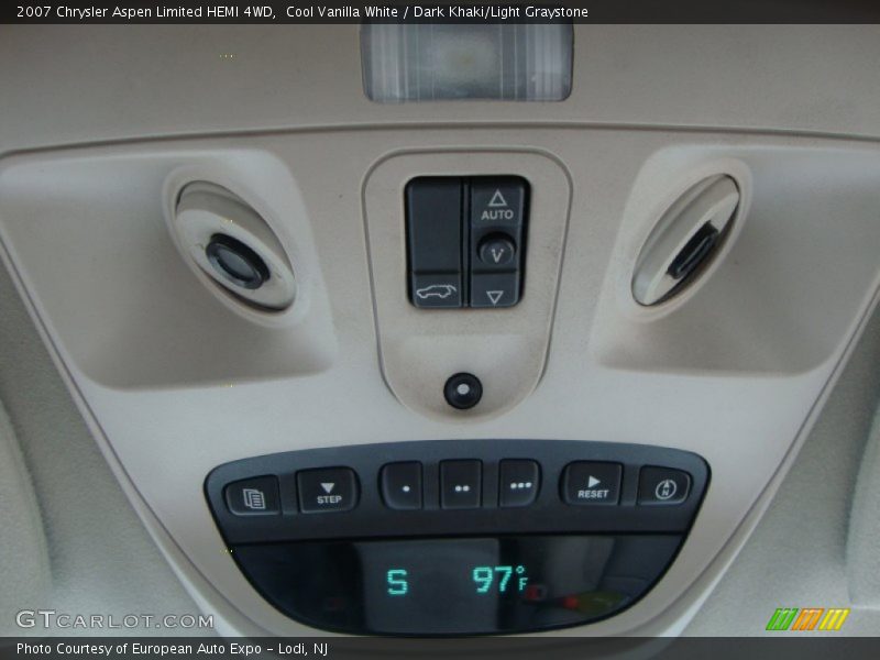 Cool Vanilla White / Dark Khaki/Light Graystone 2007 Chrysler Aspen Limited HEMI 4WD