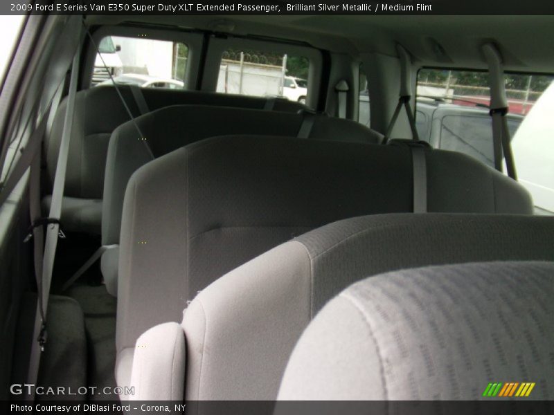 Brilliant Silver Metallic / Medium Flint 2009 Ford E Series Van E350 Super Duty XLT Extended Passenger
