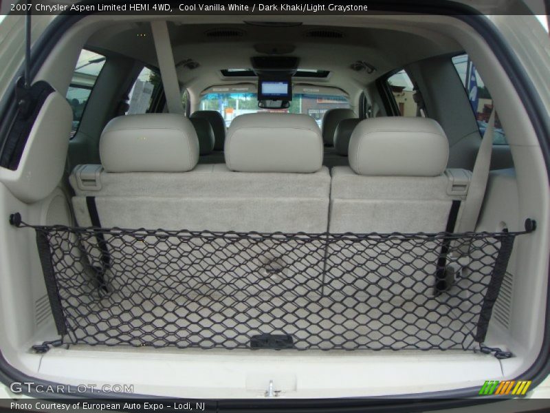 Cool Vanilla White / Dark Khaki/Light Graystone 2007 Chrysler Aspen Limited HEMI 4WD