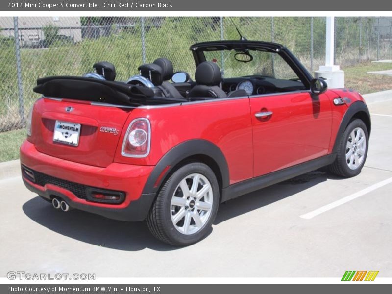 Chili Red / Carbon Black 2012 Mini Cooper S Convertible