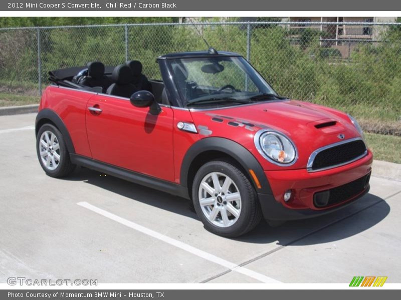 Chili Red / Carbon Black 2012 Mini Cooper S Convertible
