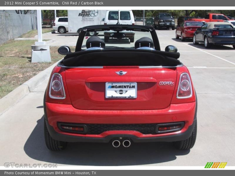 Chili Red / Carbon Black 2012 Mini Cooper S Convertible