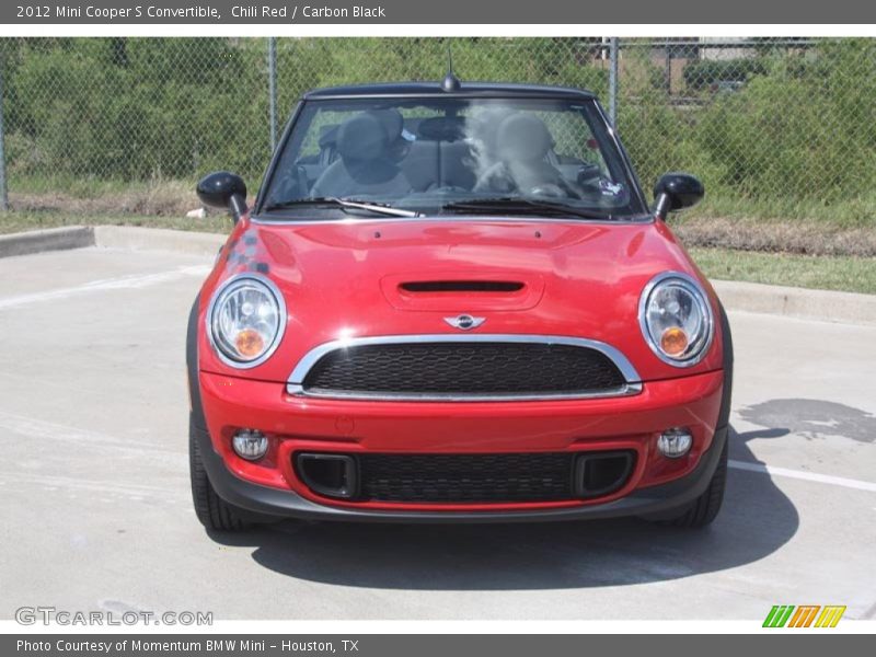 Chili Red / Carbon Black 2012 Mini Cooper S Convertible