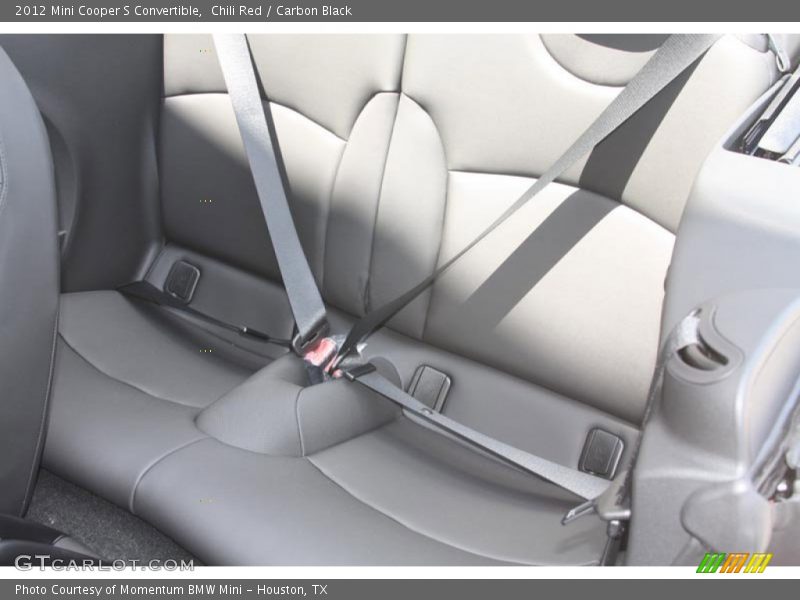  2012 Cooper S Convertible Carbon Black Interior