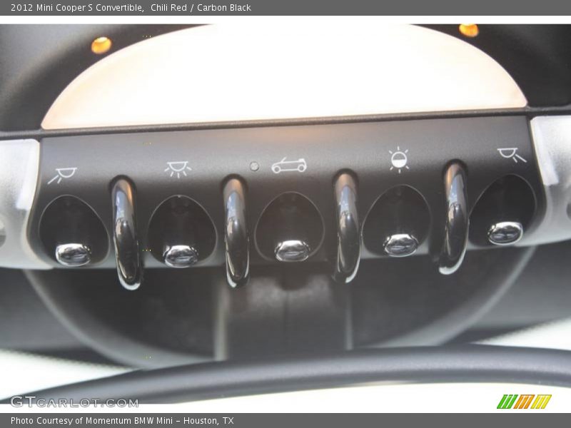 Controls of 2012 Cooper S Convertible