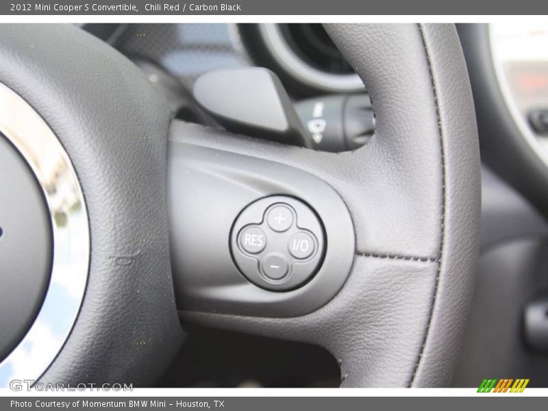 Controls of 2012 Cooper S Convertible
