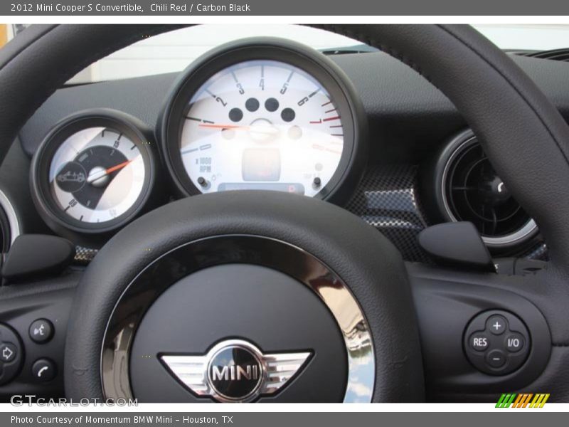 Chili Red / Carbon Black 2012 Mini Cooper S Convertible