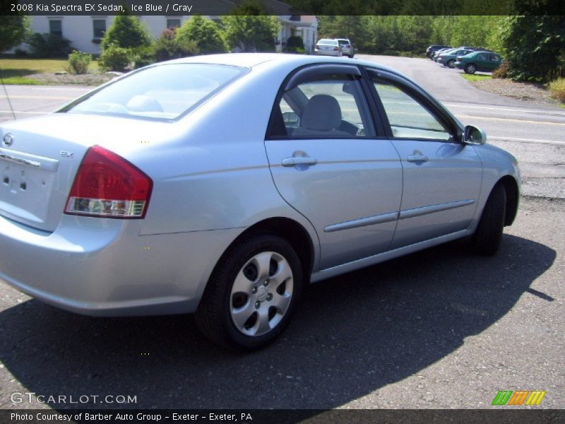 Ice Blue / Gray 2008 Kia Spectra EX Sedan