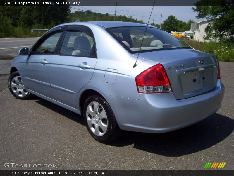 Ice Blue / Gray 2008 Kia Spectra EX Sedan