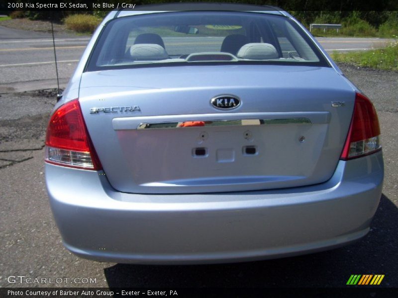 Ice Blue / Gray 2008 Kia Spectra EX Sedan