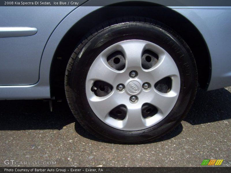 Ice Blue / Gray 2008 Kia Spectra EX Sedan