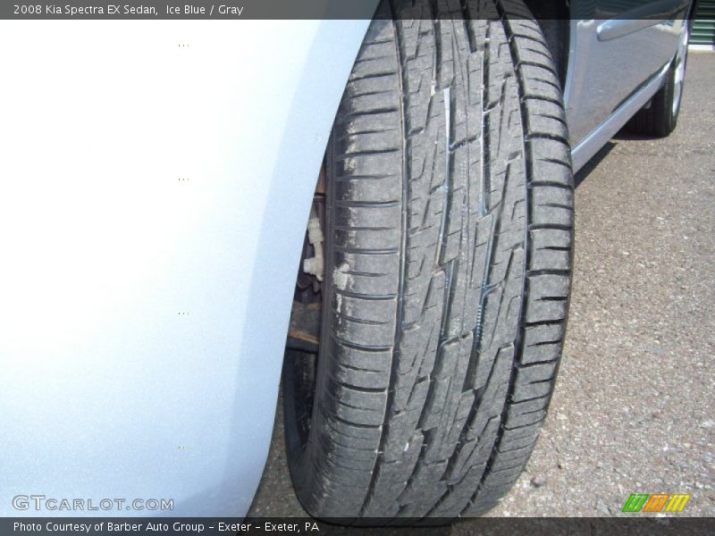 Ice Blue / Gray 2008 Kia Spectra EX Sedan