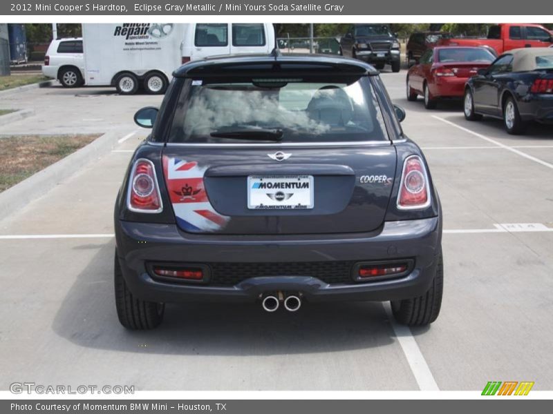 Eclipse Gray Metallic / Mini Yours Soda Satellite Gray 2012 Mini Cooper S Hardtop