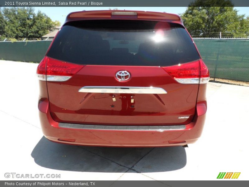 Salsa Red Pearl / Bisque 2011 Toyota Sienna Limited