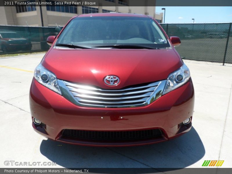 Salsa Red Pearl / Bisque 2011 Toyota Sienna Limited