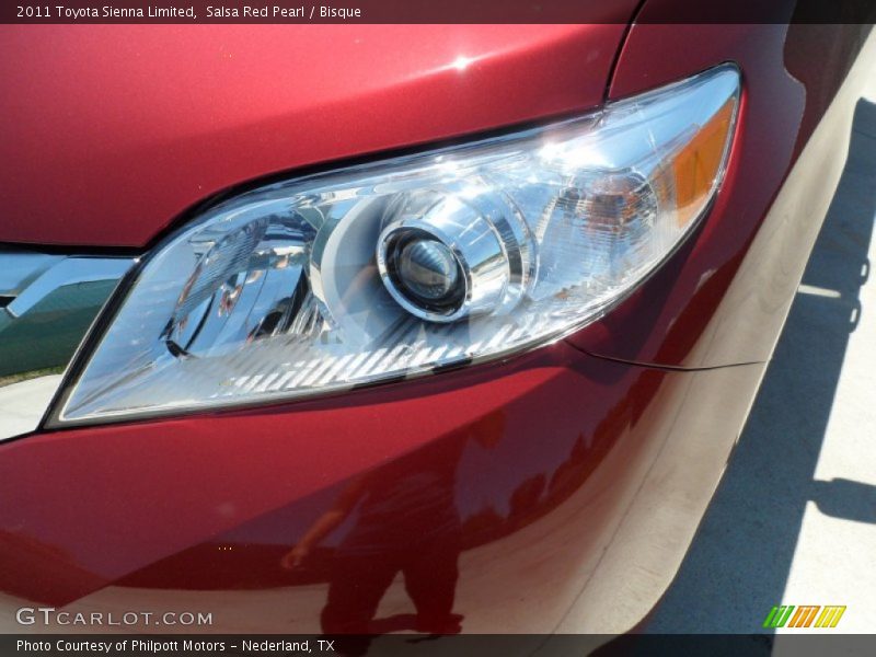 Salsa Red Pearl / Bisque 2011 Toyota Sienna Limited