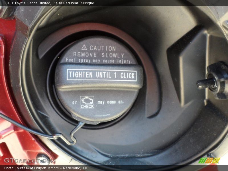 Salsa Red Pearl / Bisque 2011 Toyota Sienna Limited